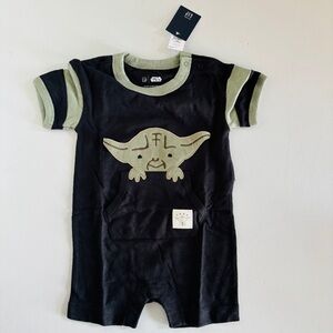 NWT Gap Baby Yoda Romper